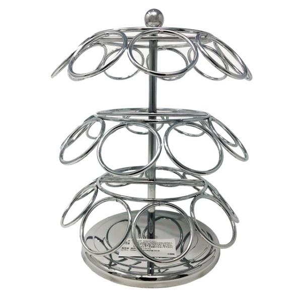 お好みのＫカップをディスプレイするためのアクセサリーです。気分に合わせてＫカップが一層お選びいただきやすくなる回転式のＫカップホルダーです。 １段につき９個Ｋカップをディスプレイ出来ます。ツリーは３段になっていますので全部で２７個のＫカップ...