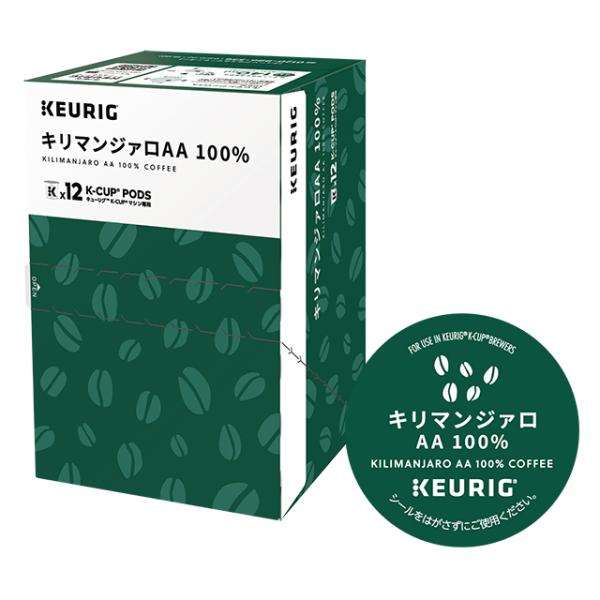 KEURIG K-Cup キューリグ Kカップ キリマンジァロAA100% 8g×12個入