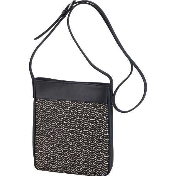 印伝ショルダーバッグ 印傳屋（INDEN-YA） 斜めがけバッグ ショルダー 印伝 ポシェット 花