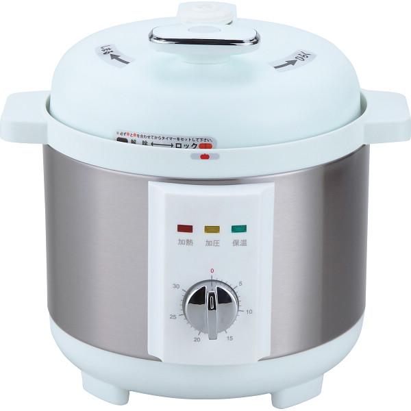 本商品は包装、熨斗は未対応です。受注後、出荷予定日をご連絡させていただきます。■商品について:電源＝ＡＣ１００Ｖ・消費電力＝７００Ｗコード長約１．５ｍ調理容量＝最大約１．９ｌ（豆類最大約０．９ｌ）使用最高圧力＝６５ｋｐａ付属品＝計量カップ、...