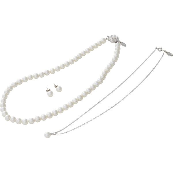 ユキコハナイ パール 3点セット(ピアス) A‐YHYS8180PI‐J : Drink&Dream