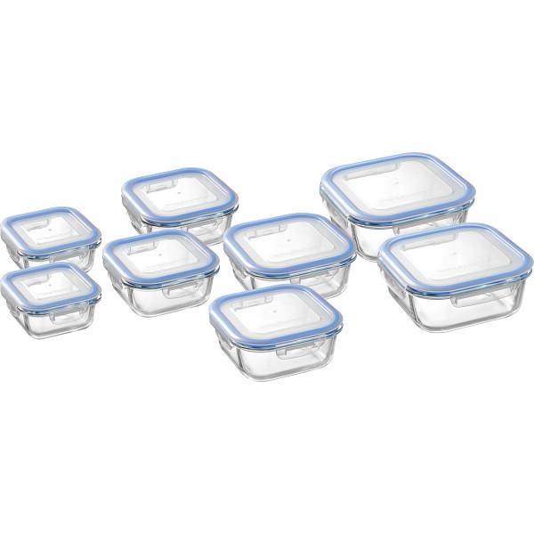 レッシュ 耐熱ガラス容器8点セット ME-7403 : Drink&Dream D-Park