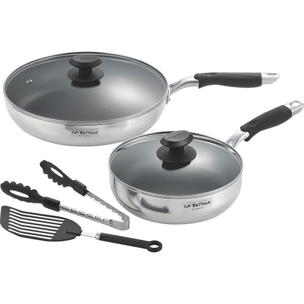 アルミ鍋 2つセット ラ・ベットラ アルミ鍋2点セットツール付 LB-121R : Drink&Dream