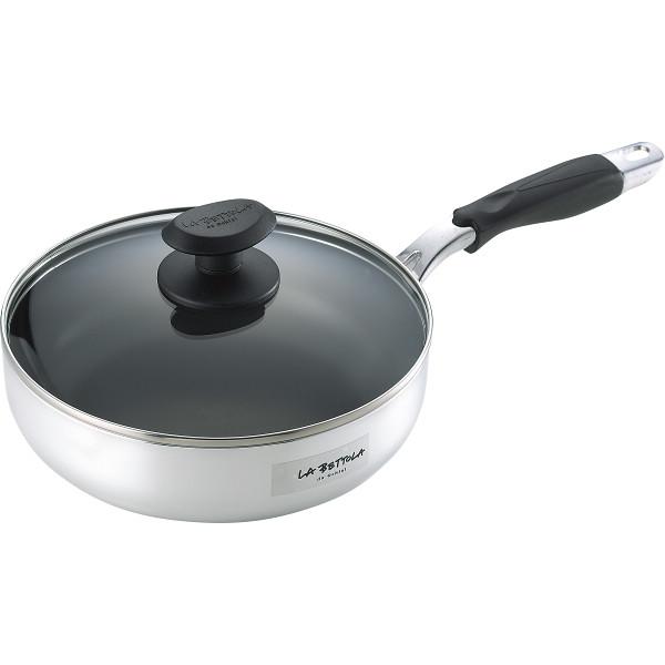 ラ・ベットラ アルミ蓋付フライパン(22cm) LB-120R : Drink&Dream D