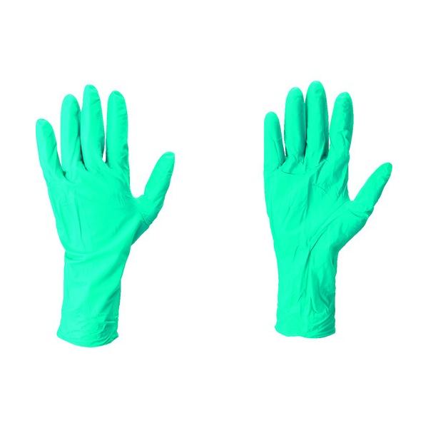 アンセル 耐薬品ニトリルゴム使い捨て手袋 タッチエヌタフ 92-605 XLサイズ (100枚入) 9260510