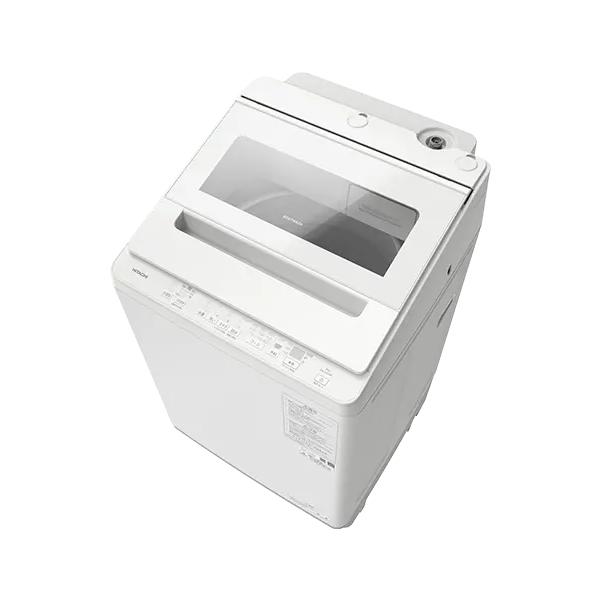 BW-V100M-W HITACHI 日立 ビートウォッシュ 全自動洗濯機 洗濯・脱水容量10kg スリムタイプ ホワイト 時間指定不可