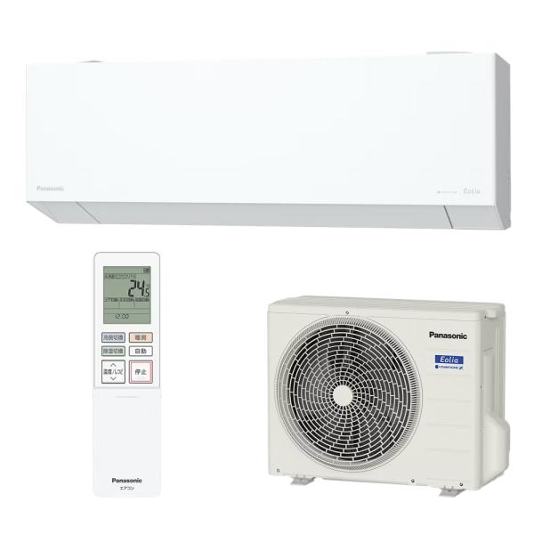 CS-285DEX-W Panasonic パナソニック Eolia(エオリア) ルームエアコン 2.8kW 主に10畳用 インバーター冷暖房除湿タイプ クリスタルホワイト 時間指定不可