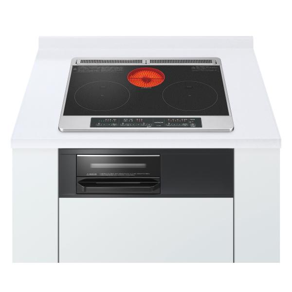 ■大火力 左・右IHヒーター鉄やステンレス鍋、3.0kW大火力のIH加熱でおいしく調理できます■「揚げ物」メニュー(右IHヒーター)火力を制御し、設定した目安温度をキープして調理できます■「煮込み」メニュー(左IHヒーター)煮込み加減に合わ...