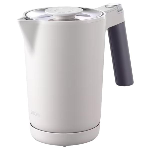 他サイト： (12/13〜15限定クーポン有)PTQ-A100-HS TIGER タイガー QUICK&amp;SAFE＋ 蒸気レス電気ケトル 温度調節機能つき スレートグレーの商品画像