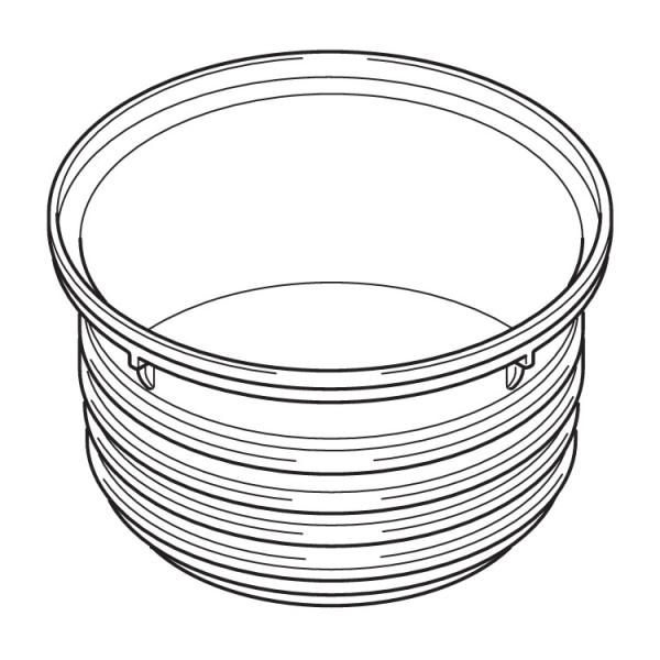 お取り寄せ 炊飯内釜 0.54L(0.5〜3合) ガス炊飯器部品 リンナイ 077