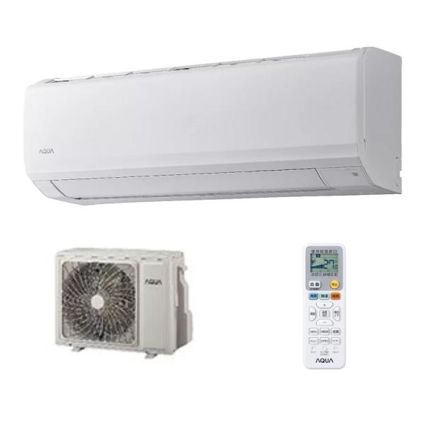 ルームエアコン 2.5kW 主に8畳用 アクア ホワイト AQA-JS256A-W AQUA 時間指定不可
