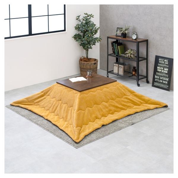 ※当商品は代金引換をご利用頂く事が出来ません。買い物かごのお支払方法にて代金引換をお選び頂かない様お願い申し上げます。古木調の天板のヴィンテージテイストなコンパクトこたつ。なめらかな肌触りのかさばらない掛け布団セット■1人暮らしにピッタリな...