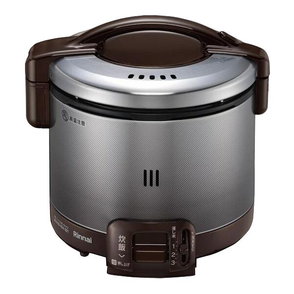 リンナイ RR-030FS(A)(DB)-LP ガス炊飯器【プロパンガスLP用】　ダークブラウンRinnai　こがまる　3合[RR030FSADBLP] 返品種別A リンナイ（Rinnai） ガス炊飯器 プロパンガス用 0.5〜3合 炊飯専用 こ
