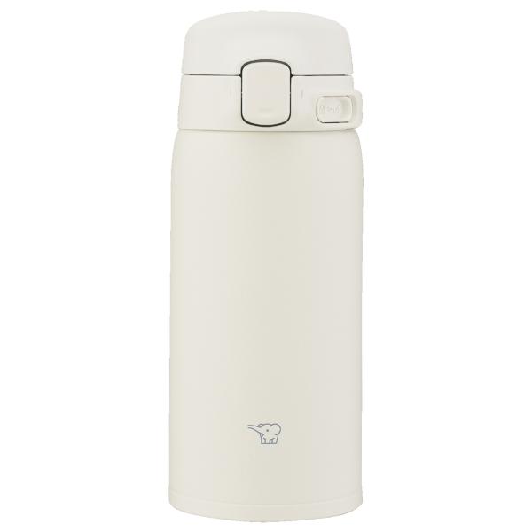 水筒 ステンレスボトル 0.36L(360mL) シームレスせん 象印 コクーンホワイト SU-BA36-WM ZOJIRUSHI