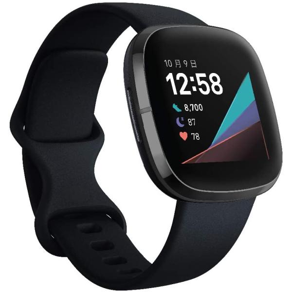 【新品未開封】fitbit sense カーボングラファイト ☆Fitbit Fitbit Sense [カーボン/グラファイト] 【ウェアラブル