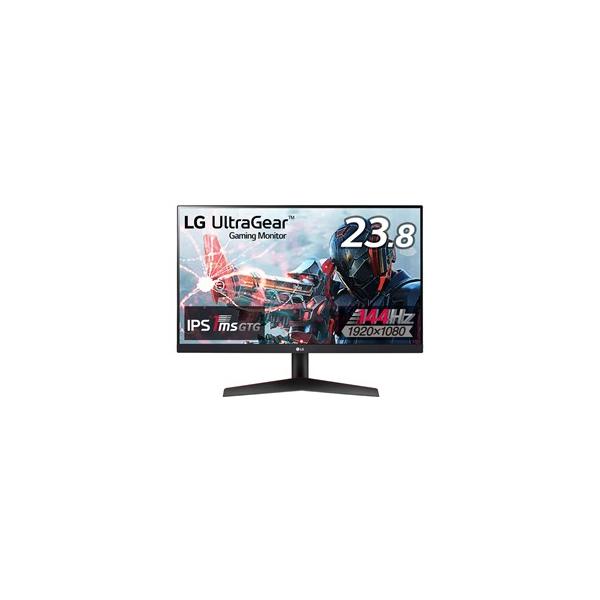 LGエレクトロニクス 24GN600-B 23.8インチ黒 23.8インチ 1ms対応IPSパネル FHD(1920×1080)@144Hz ゲーミング