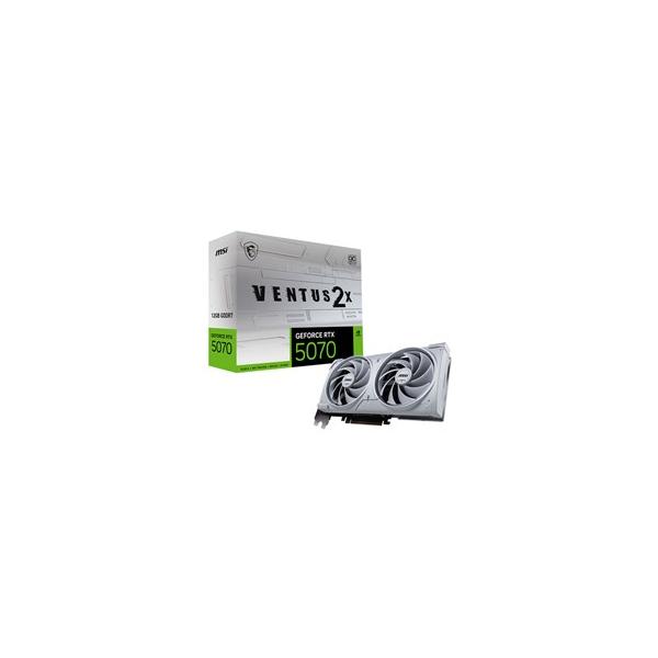 グラフィックボード・グラボ・ビデオカード MSI RTX 5070 VENTUS 2X OC WHITE 12G ☆MSI GeForce RTX 5070 12G VENTUS 2X OC WHITE [PCIExp 12GB