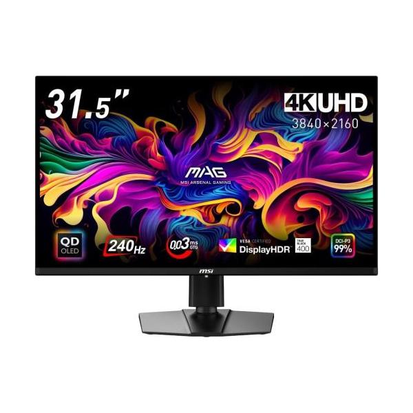 ☆MSI / MAG 321UPX QD-OLED QD-有機EL ゲーミングモニター/31.5インチ