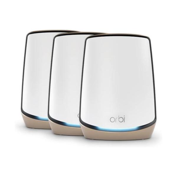 NETGEAR WiFi6 3台AX6000 RBK863S-100JPS ☆NETGEAR Orbi WiFi6 AX6000 メッシュWiFi 3台セット RBK863S