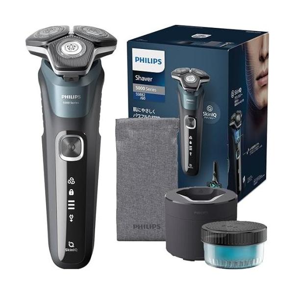 PHILIPS シェーバー S5000シリーズ S5882/60 本体と洗浄液5 ☆フィリップス S5000シリーズ 洗浄機付きモデル S5882/60 ぺトロール