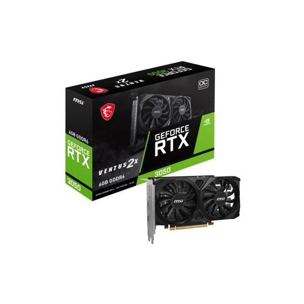 ☆MSI GeForce RTX 3050 VENTUS 2X E 6G OC [PCIExp 6GB