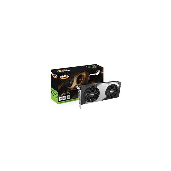 ☆Inno3D GeForce RTX 5070 TWIN X2 GD5070-12GERX2 [PCIExp 12GB