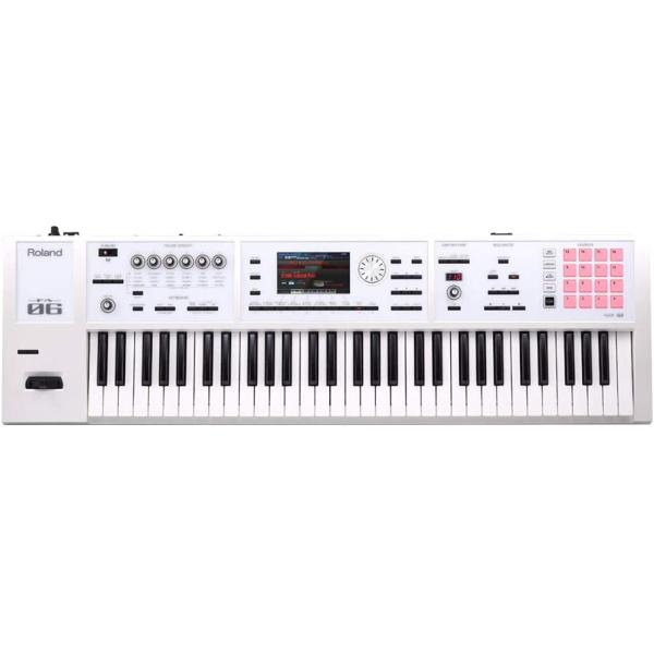 ローランド Roland FA-06-SC シンセサイザー ホワイト 限定色 Roland FANTOM-06-SC シンセサイザー 限定ホワイト 追加音源付属