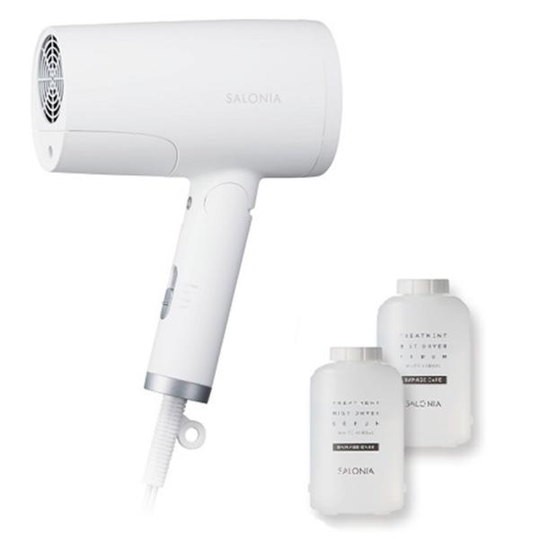 SALONIA　ミストドライヤー　未使用品 ☆サロニア SALONIA トリートメントミストドライヤー専用セラム付き