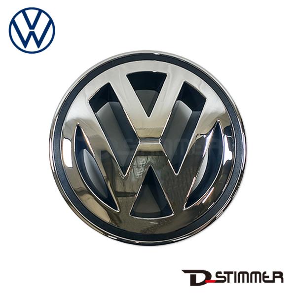 ワーゲンエンブレム VW Key Fob Badge（ブラック×シルバー/12mm） リペアパーツ