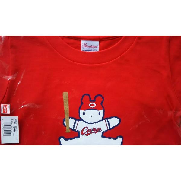 優良配送 広島東洋カープ×そごう おかいものクマ 2017 リーグ優勝記念 コラボTシャツ 子供用 レッド