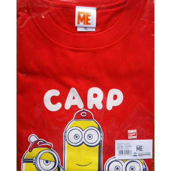 優良配送 広島東洋カープ CARP ミニオン ミニオンズ Tシャツ 大人用 XL(O) 怪盗グルー