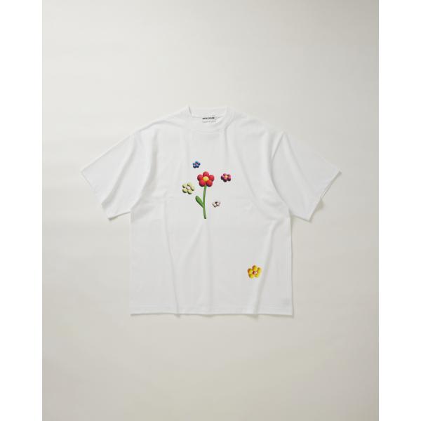 9月中旬入荷予定] NICK GEAR Balloon Flower T-shirt : 代官山