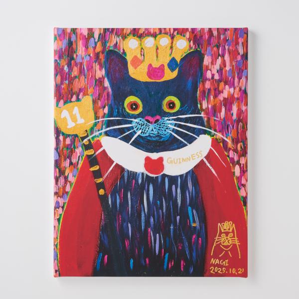 [11月下旬入荷予定] ゆめみるねこ【王冠ギネス】キャラファインボードF6