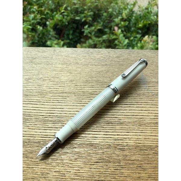 超希少品・美品】ペリカン 万年筆スーベレーン M605 ホワイトストライプ F