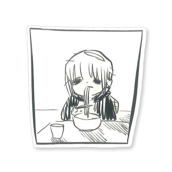 川尻こだまステッカー「ラーメン」
