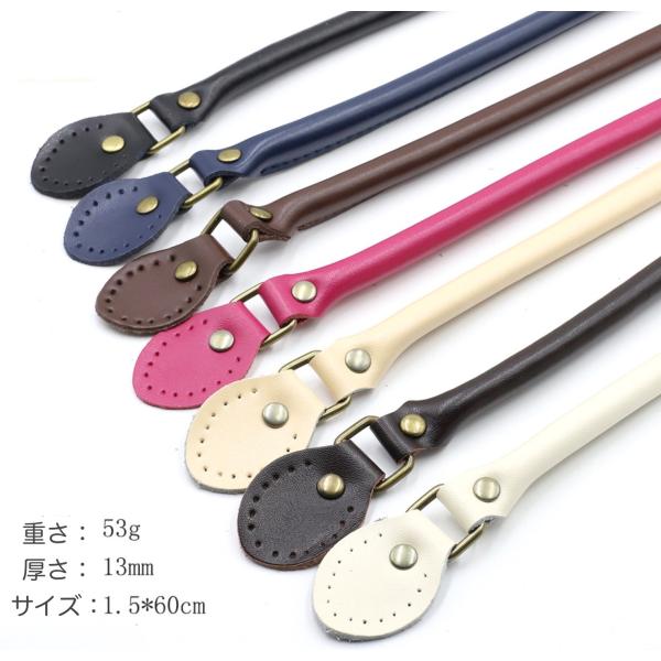 [Release date: February 5, 2021]素材：合成革耐久性に優れた本革２層構造。表面には化粧膜を施し、美しい仕上がりになっています。サイズ：長さ：約６０cm　幅：約1.５cm　１セット内容：持ち手２枚　【以下ご了承い...