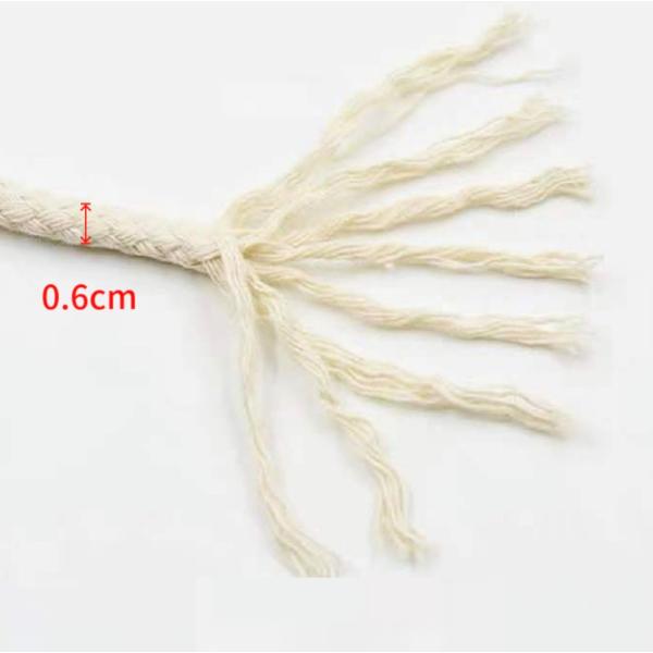 [Release date: March 26, 2020]太さ：6mm  カラー：生成り1M単位のカット販売 40ｍまでの送料は200円です。中国製　バッグ ロープ 綱 ハンドメイド 手芸 手作り ナチュラル トート延長したい場合、・1m...