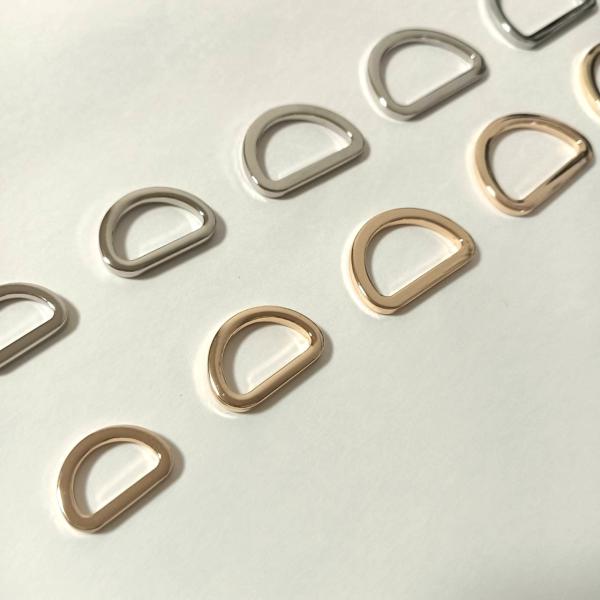 [Release date: October 9, 2024]Dカン 線コキ　 レザー 金具 持ち手 バッグ ハンドル パーツ ベルト 内径サイズ：　　　　内径幅： 15mm　20mm      25mm　 32mm     35mm　　　...