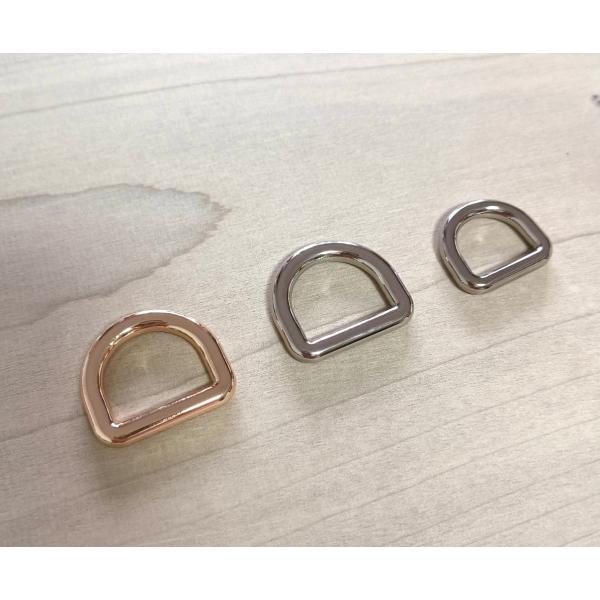 Dカン 　1個入り レザー 金具 持ち手 バッグ ハンドル パーツ ベルト  レザークラフト　15mm　20mm　