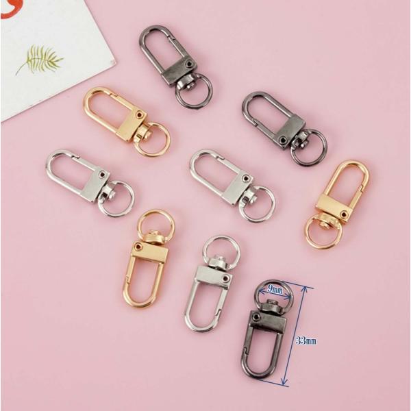 長さ：33mm マルカン内径：９mm 上質の革製品に合わせればワンランク上の仕上がりになるでしょう。カラー：古銅色、ゴールド、シルバー、ブラックニッケル商品には、色むら、キズのある場合がございます。また、ご使用のブラウザ環境等により、実際の...