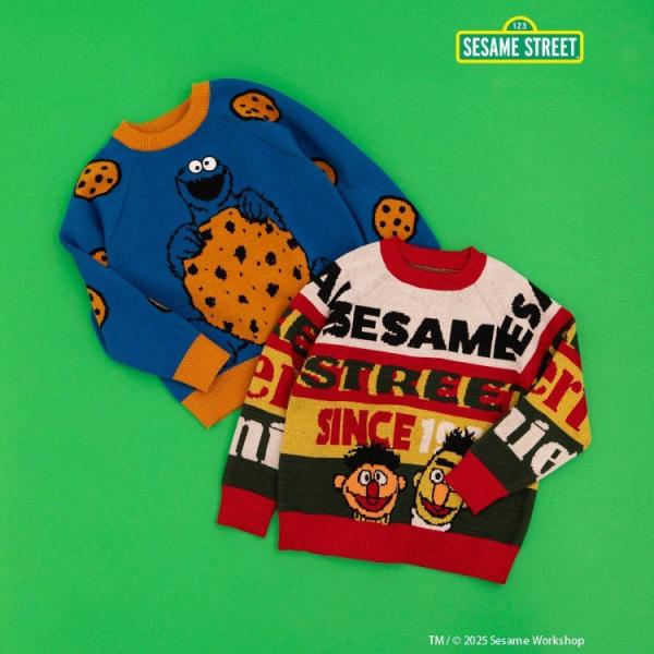 メーカー希望小売価格はメーカー商品タグに基づいて掲載しています【Sesame Street】クッキーモンスターの大胆なデザイン柄と、愛されキャラのバート＆アーニーをメインにした柄の2色展開◎キャラクターの魅力がぎゅっと詰まったとっておきのア...