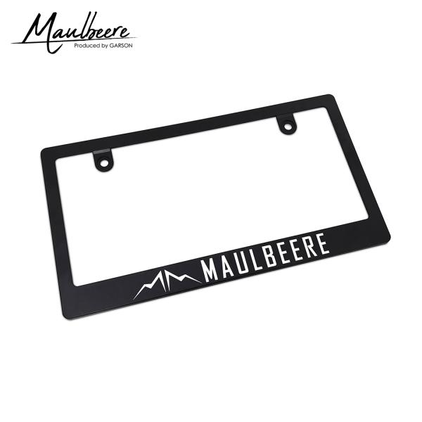 MAULBEERE ナンバーフレーム OA017 新基準対応 フロント / リア 両用 ライセンスフレーム マルビーレ