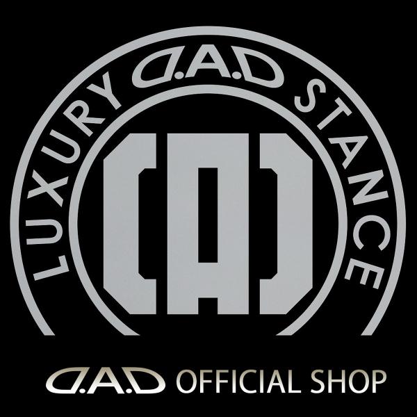 D.A.D ボンネットステッカー W380mm×H300mmサイズ シルバー ST152-02 DAD ギャルソン GARSON