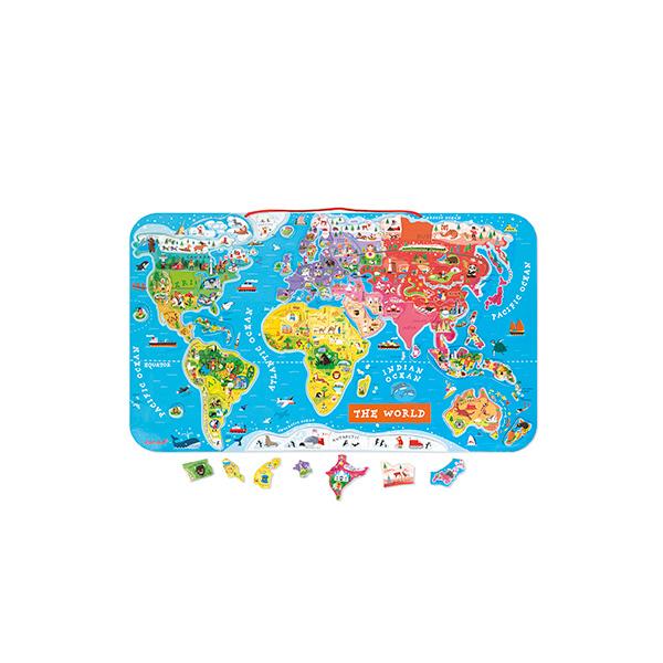 送料無料 Janod ジャノー マグネット ワールドマップ パズル 世界地図 地図 国 勉強 英語 型はめ 知育 知育玩具 子ども キッズ Tyjd Dadway Ergobaby 通販 Paypayモール