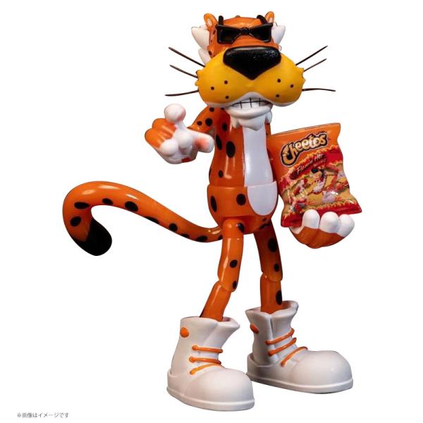 【2025年7月発売予定】チートス チェスター・チーター (Flamin’ Hot味) グローインザダーク仕様 1/12スケール アクションフィギュア 蓄光 キャラクター 可動