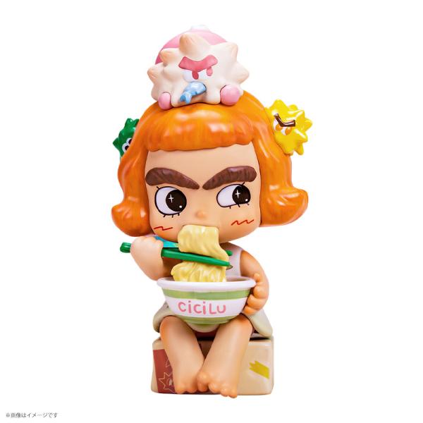 52TOYS CiCiLu ラーメン大好き チチル ご飯 眉毛 フィギュア 女の子 南国 らーめん かわいい