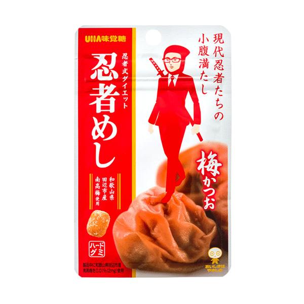 UHA味覚糖 忍者めし梅かつお味（10袋入） : 駄菓子ワールド ヤフー店