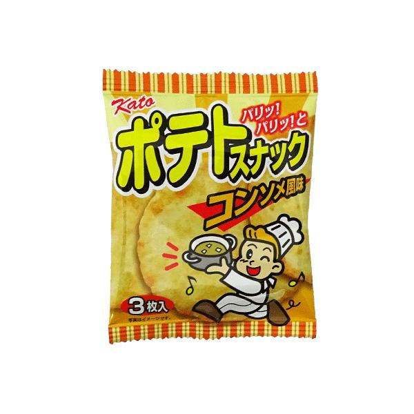 加藤製菓】37円 ポテトスナック〈コンソメ風味〉（20袋入） :10002586:駄菓子ワールド ヤフー店 - 通販 - Yahoo!ショッピング