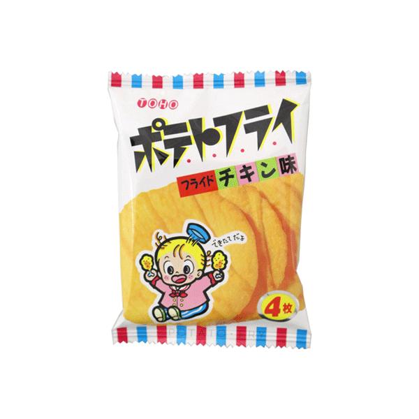 お菓子 菓子 駄菓子 チョコ スナック ゼリー チョコあんぱん ポテトフライ 東豊製菓】40円 ポテトフライ〈フライドチキン味〉（20袋入） : 駄菓子