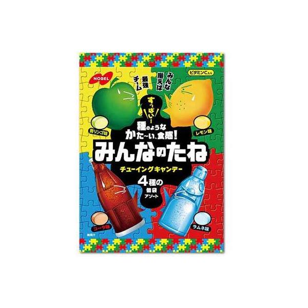 ノーベル製菓】200円 みんなのたね チューイングキャンデー88g（6袋入